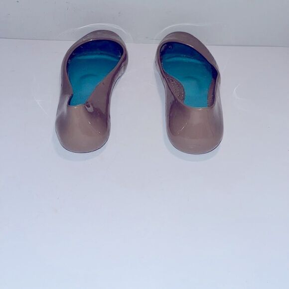 OkaB tan slip on jelly flats - Picture 4 of 4